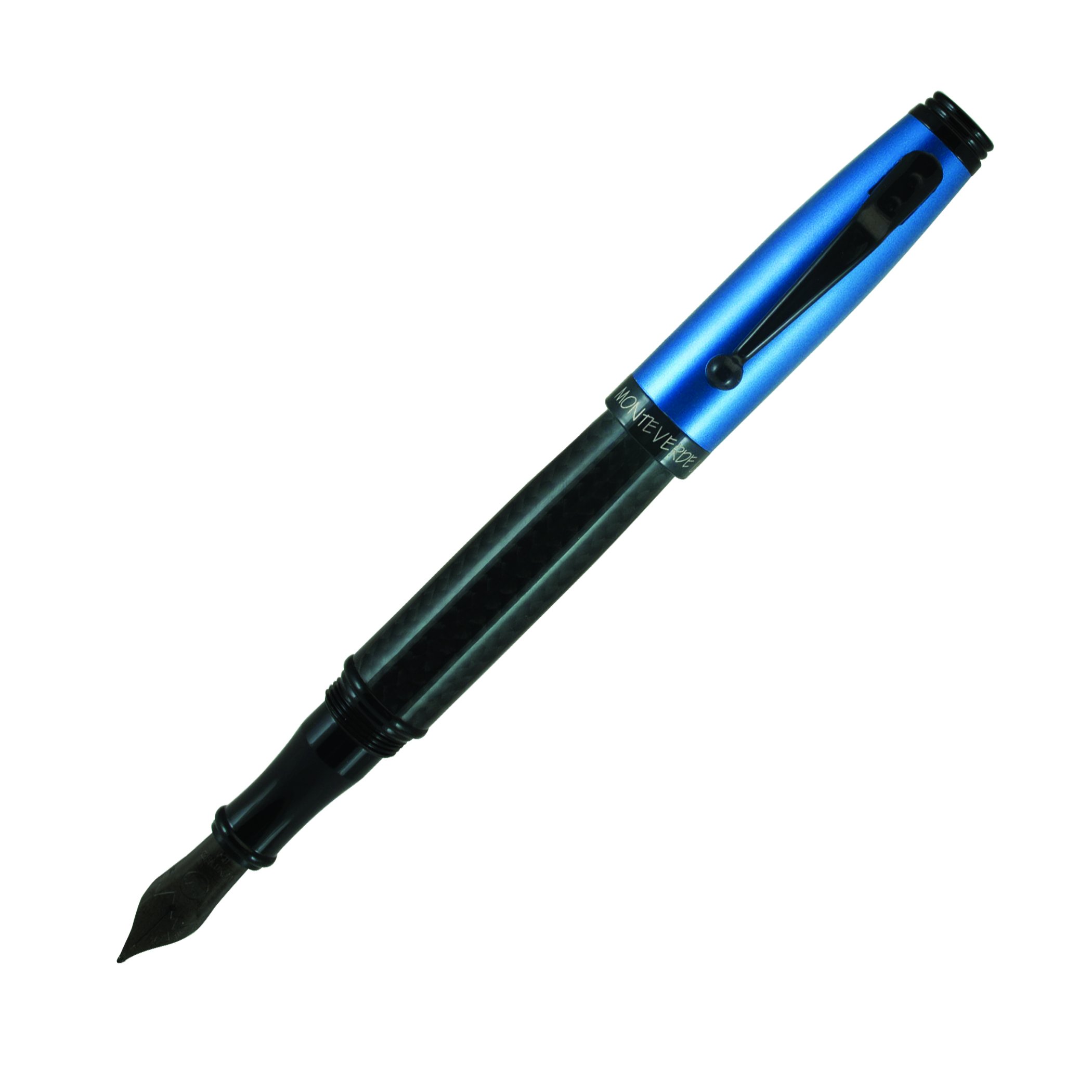 Amazon | MONTEVERDE USA Invincia 万年筆 ブルー アルマイト - S